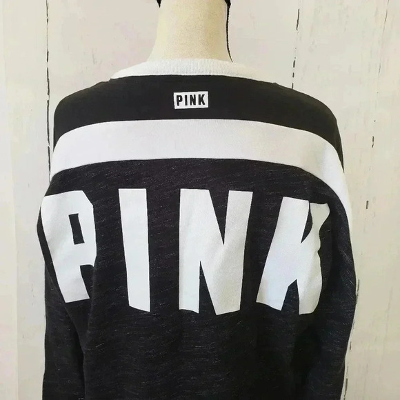 PINK Victoria's Secret Lace Front Sweatshirt - Picture 4 of 6